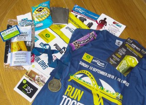 The contents of the gift bag.