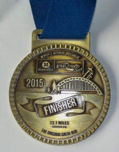 The finisher's medal.